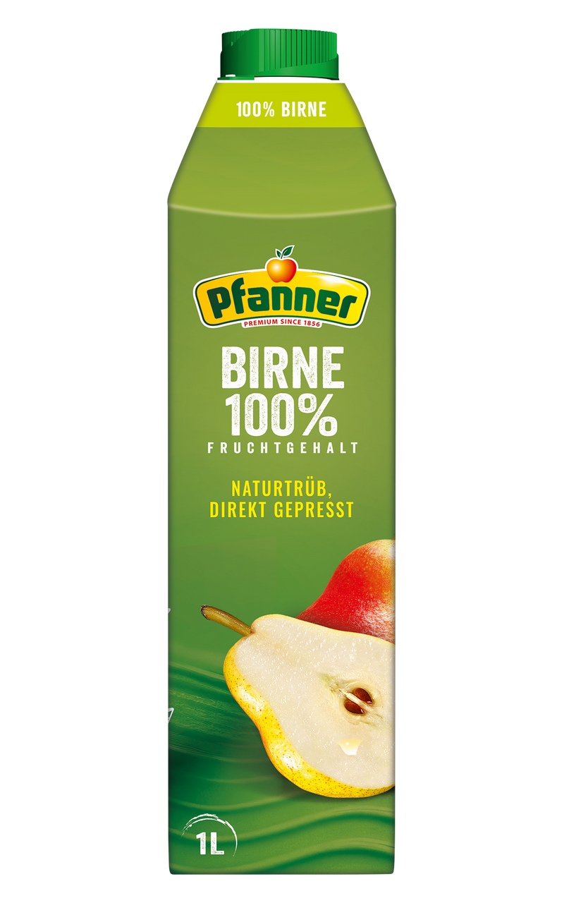 Not-From-Concentrate Pear Juice, Cloudy – 1 L