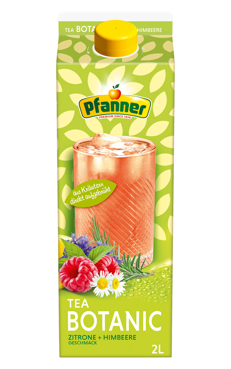 Eistee „Botanic Tea“ Zitrone Himbeere – 2 L