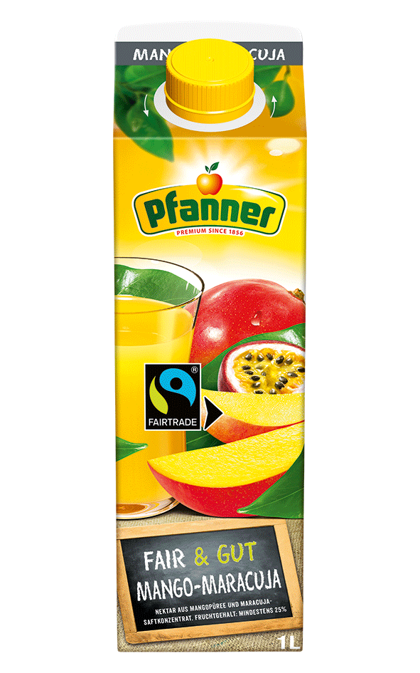 Fairtrade Mango-Maracuja Nektar – 1 L